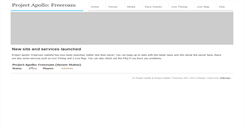 Desktop Screenshot of freeroam.project-apollo.co.uk